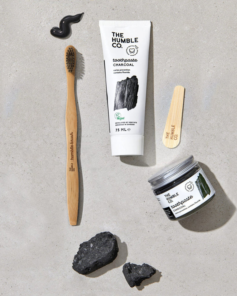 Humble Brush Adult - charcoal infused, soft - The Humble Co.