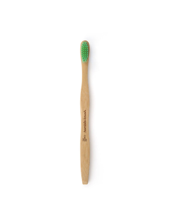 Humble Brush Adult - Green, soft bristles - The Humble Co.