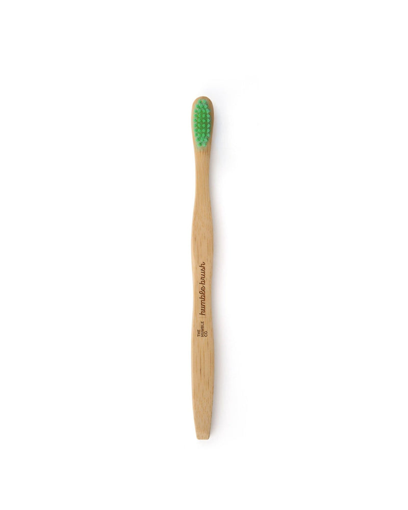 Humble Brush Adult - Green, soft bristles - The Humble Co.