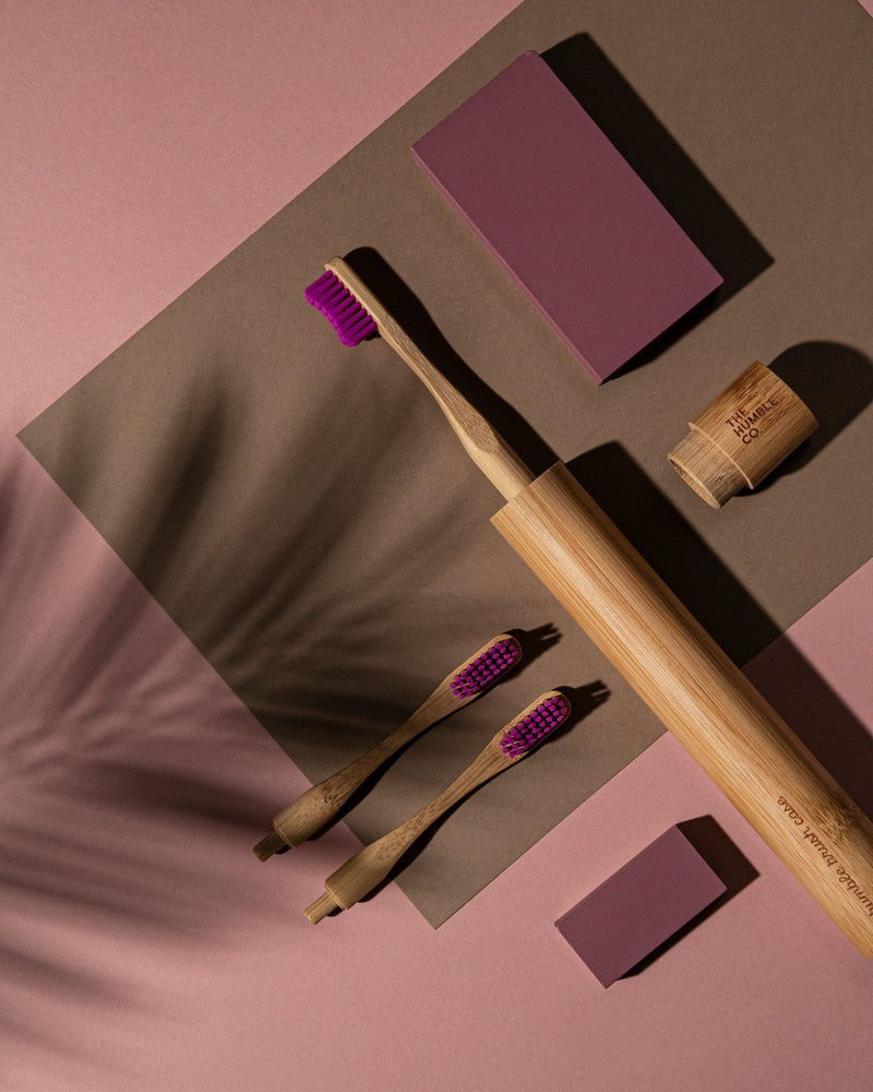 Humble Brush Adult - Purple Soft 3x heads - The Humble Co.