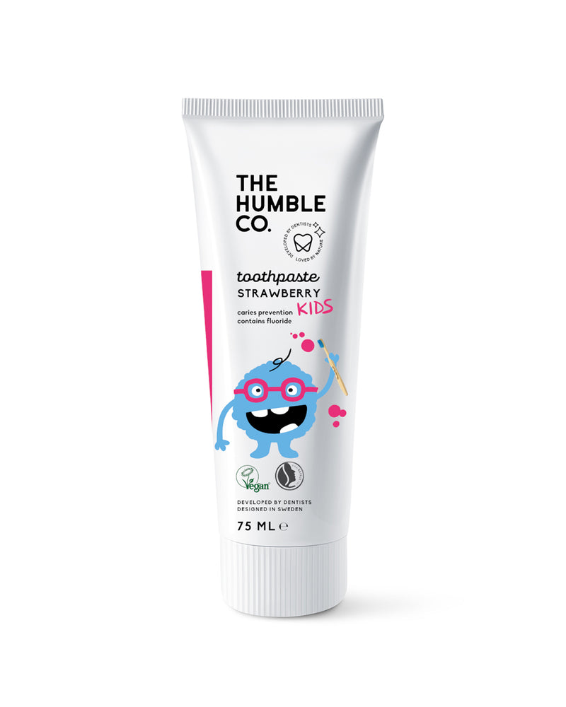 Humble Kids Toothpaste - strawberry flavored.