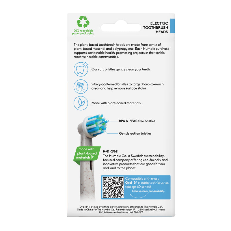 The Humble Co.-Electrical Toothbrush Heads-Oral-B toothbrush-plantbased