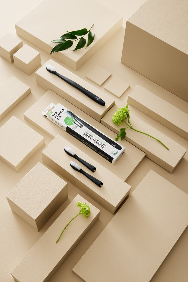 Plant-based toothbrush - Medium 3x heads