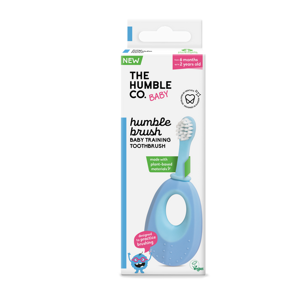Plant-based baby toothbrush- Blue