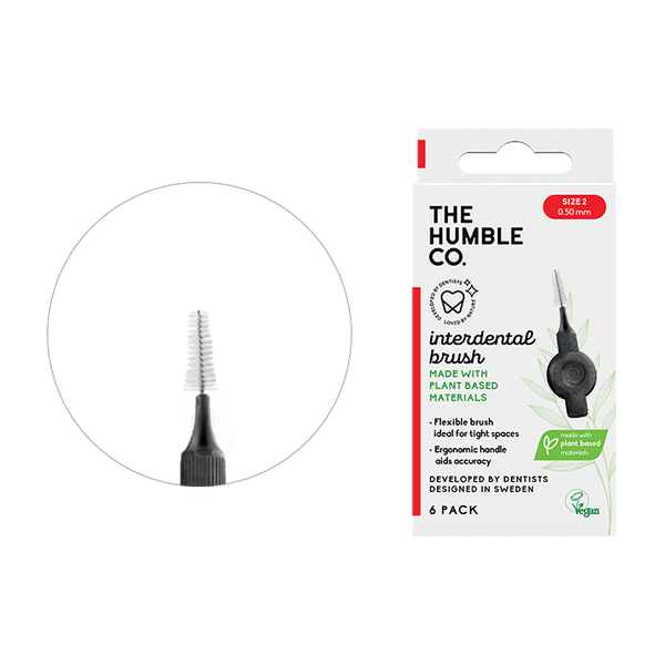 Plant Based Interdental Brush - SIZE 2 - 0,5 mm - The Humble Co.
