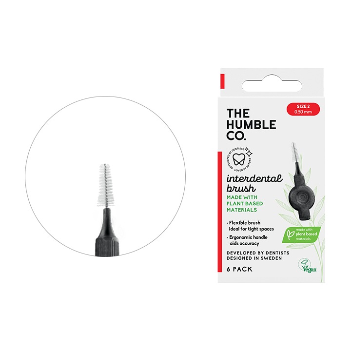Plant Based Interdental Brush - SIZE 2 - 0,5 mm - The Humble Co.
